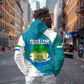 Sierra Leone Crest Hoodie with National Coat of Arms and Flag Colors