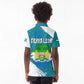 Sierra Leone Crest Kid Polo Shirt with National Coat of Arms and Flag Colors