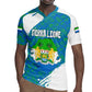 Sierra Leone Crest Rugby Jersey with National Coat of Arms and Flag Colors