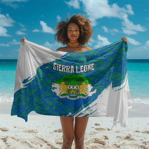 Sierra Leone Crest Sarong with National Coat of Arms and Flag Colors