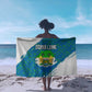 Sierra Leone Crest Sarong with National Coat of Arms and Flag Colors