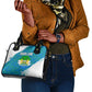 Sierra Leone Crest Shoulder Handbag with National Coat of Arms and Flag Colors