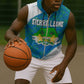 Sierra Leone Crest Sleeveless Zip Hoodie with National Coat of Arms and Flag Colors - African Pride