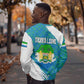 Sierra Leone Crest Sweatshirt with National Coat of Arms and Flag Colors