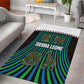 Sierra Leone Area Rug - Tribal Animal Pattern Featuring Lion Elephant Giraffe and Monkey