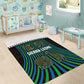 Sierra Leone Area Rug - Tribal Animal Pattern Featuring Lion Elephant Giraffe and Monkey