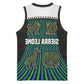 Sierra Leone Basketball Jersey - Tribal Animal Pattern Featuring Lion Elephant Giraffe and Monkey - African Pride