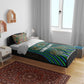 Sierra Leone Bedding Set - Tribal Animal Pattern Featuring Lion Elephant Giraffe and Monkey
