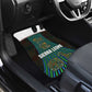 Sierra Leone Car Mats - Tribal Animal Pattern Featuring Lion Elephant Giraffe and Monkey