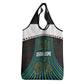 Sierra Leone Grocery Bag - Tribal Animal Pattern Featuring Lion Elephant Giraffe and Monkey