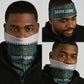 Sierra Leone Neck Gaiter - Tribal Animal Pattern Featuring Lion Elephant Giraffe and Monkey - African Pride
