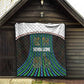 Sierra Leone Quilt - Tribal Animal Pattern Featuring Lion Elephant Giraffe and Monkey