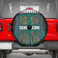 Sierra Leone Spare Tire Cover - Tribal Animal Pattern Featuring Lion Elephant Giraffe and Monkey