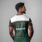 Sierra Leone T shirt - Tribal Animal Pattern Featuring Lion Elephant Giraffe and Monkey