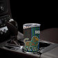 Sierra Leone Tumbler Cup - Tribal Animal Pattern Featuring Lion Elephant Giraffe and Monkey