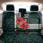 Sierra Leone Back Car Seat Cover Red Hibiscus Floral Design