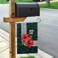 Sierra Leone Garden Flag Red Hibiscus Floral Design