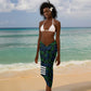 Sierra Leone Sarong Red Hibiscus Floral Design