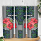Sierra Leone Skinny Tumbler Red Hibiscus Floral Design