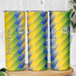 Gabon Flag Skinny Tumbler - National Coat of Arms and Vertical Design