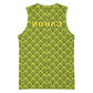 Gabon Tribal Pattern Basketball Jersey - National Flag Colors and Bold Text Design - African Pride