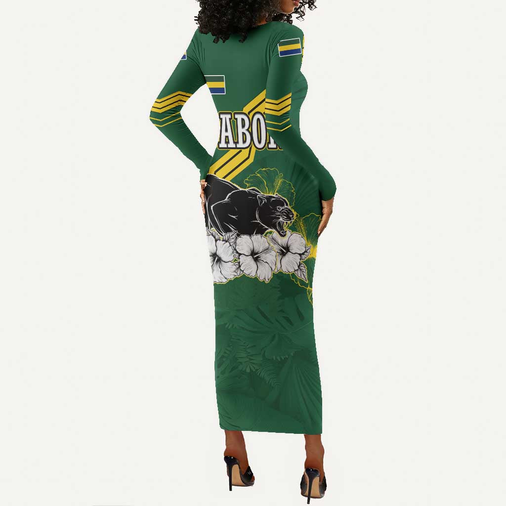 Gabon Long Sleeve Bodycon Dress