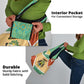 Gabon Grocery Bag - National Coat of Arms and Tribal Pattern Map Design in Bold Colors
