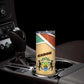 Gabon Skinny Tumbler - National Coat of Arms and Tribal Pattern Map Design in Bold Colors
