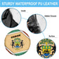 Gabon Spare Tire Cover - National Coat of Arms and Tribal Pattern Map Design in Bold Colors