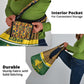 Gabon Grocery Bag - Tribal Print and Fierce Panther Graphic in National Flag Colors