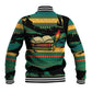 Rooting For Every HBCU Baseball Jacket Pan African Kente Pattern - History And Knowledge Torch