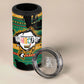 Rooting For Every HBCU 4 in 1 Can Cooler Tumbler Pan African Kente Pattern - History And Knowledge Torch