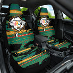 Rooting For Every HBCU Car Seat Cover Pan African Kente Pattern - History And Knowledge Torch