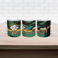 Rooting For Every HBCU Ceramic Mug Pan African Kente Pattern - History And Knowledge Torch