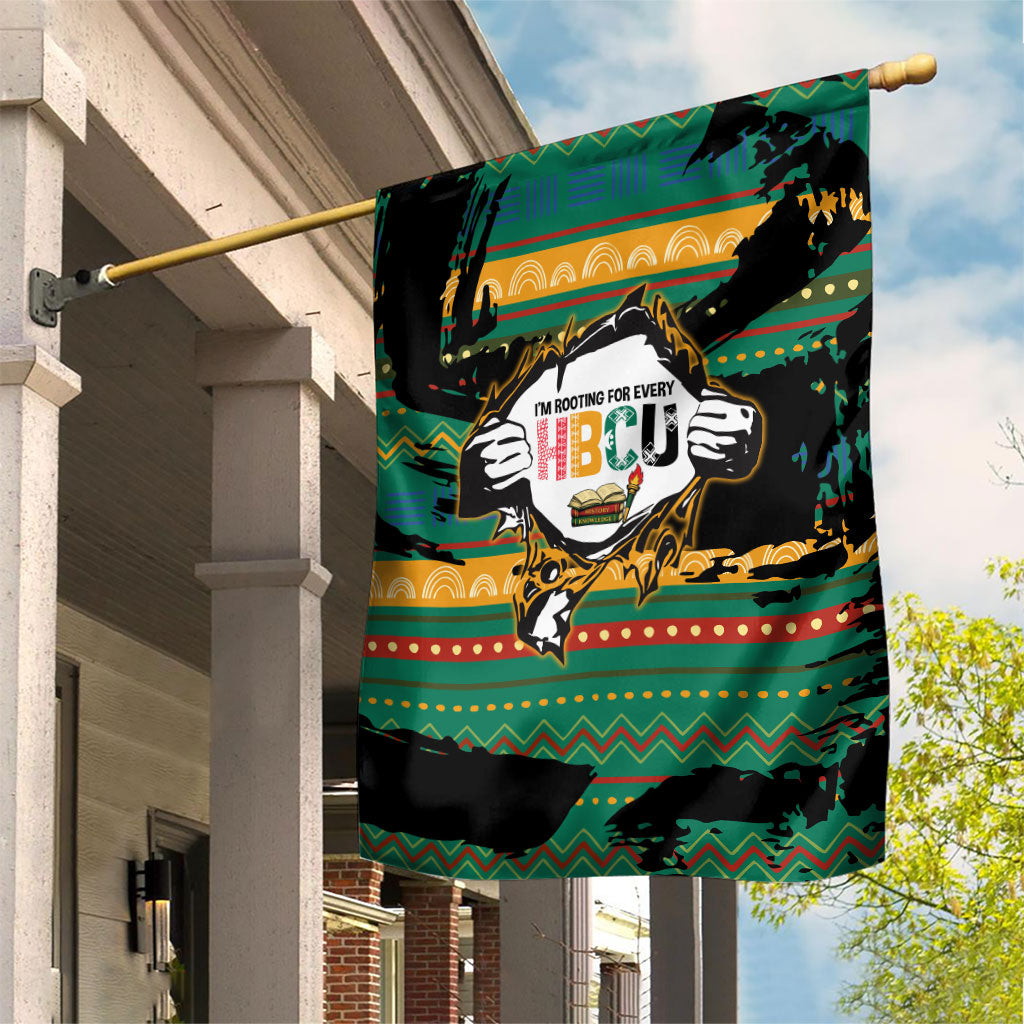 Rooting For Every HBCU Garden Flag Pan African Kente Pattern - History ...