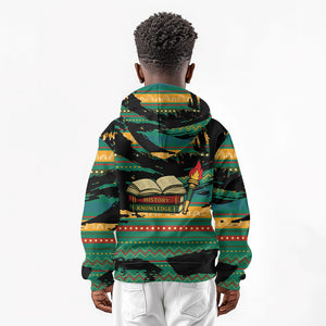 Rooting For Every HBCU Kid Hoodie Pan African Kente Pattern - History And Knowledge Torch