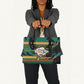 Rooting For Every HBCU Leather Bag Pan African Kente Pattern - History And Knowledge Torch