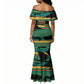Rooting For Every HBCU Mermaid Dress Pan African Kente Pattern - History And Knowledge Torch
