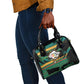 Rooting For Every HBCU Shoulder Handbag Pan African Kente Pattern - History And Knowledge Torch