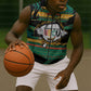 Rooting For Every HBCU Sleeveless Zip Hoodie Pan African Kente Pattern - History And Knowledge Torch