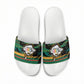 Rooting For Every HBCU Slide Sandals Pan African Kente Pattern - History And Knowledge Torch