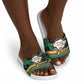 Rooting For Every HBCU Slide Sandals Pan African Kente Pattern - History And Knowledge Torch