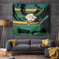 Rooting For Every HBCU Tapestry Pan African Kente Pattern - History And Knowledge Torch