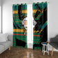 Rooting For Every HBCU Window Curtain Pan African Kente Pattern - History And Knowledge Torch