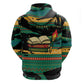Rooting For Every HBCU Zip Hoodie Pan African Kente Pattern - History And Knowledge Torch