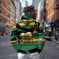 Rooting For Every HBCU Zip Hoodie Pan African Kente Pattern - History And Knowledge Torch