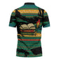 Rooting For Every HBCU Zipper Polo Shirt Pan African Kente Pattern - History And Knowledge Torch