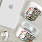 Historically Black Colleges Universities HBCU AirPods Case Pan African Colors Tribal Pattern Typography