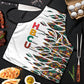 Historically Black Colleges Universities HBCU Apron Pan African Colors Tribal Pattern Typography
