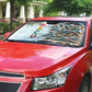 Historically Black Colleges Universities HBCU Auto Sun Shade Pan African Colors Tribal Pattern Typography
